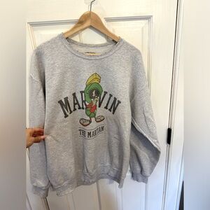Marvin the Martian sweatshirt. Used, size large.
